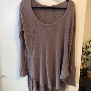 Large mauve free people thermal